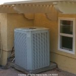 Outdoor HVAC Unit in a Shade