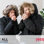 Furnace blowing cold air, couple cold indoors.