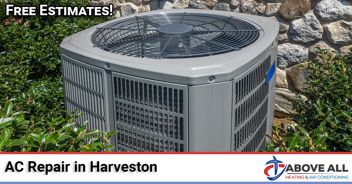 AC Repair Harveston Temecula AC repair technician servicing a home cooling system in the Harveston neighborhood of Temecula, CA