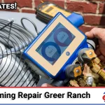 Air conditioning repair technician servicing an AC unit at an established home in Greer Ranch, Murrieta CA