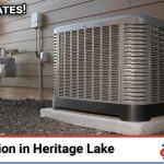 New central air conditioning system installed at a home in Heritage Lake, Menifee, CA