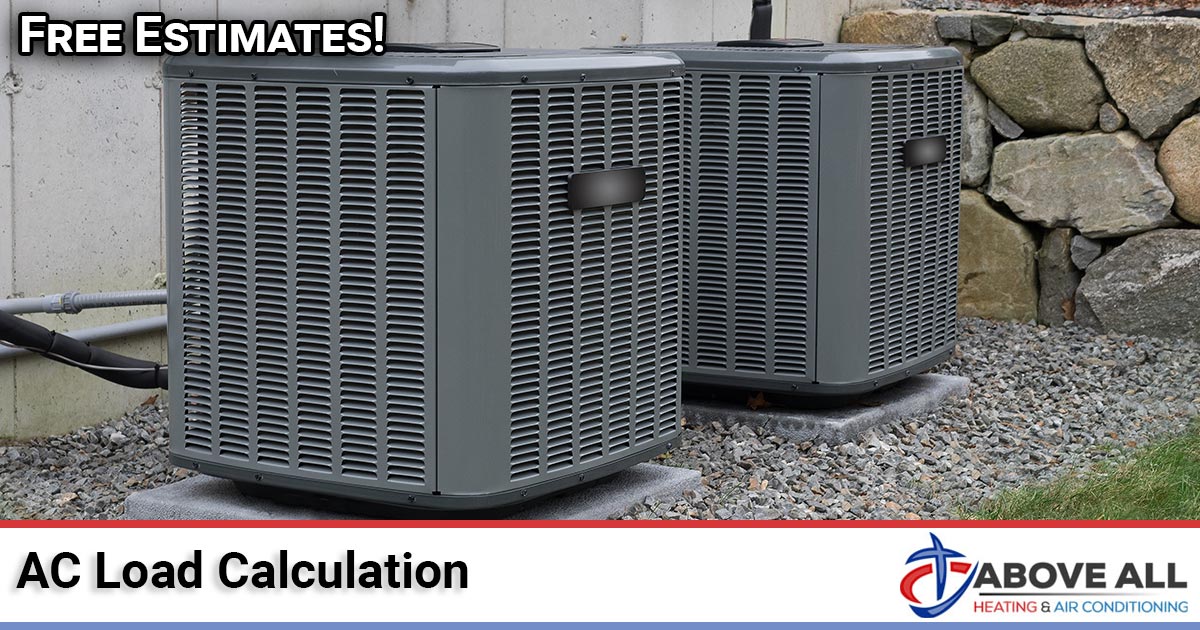 AC Load Calculation HVAC technician performing an AC load calculation to determine the correct system size for a Southern California home