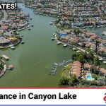 Above All Heating and Air technician performing AC maintenance for a gated-community home in Canyon Lake